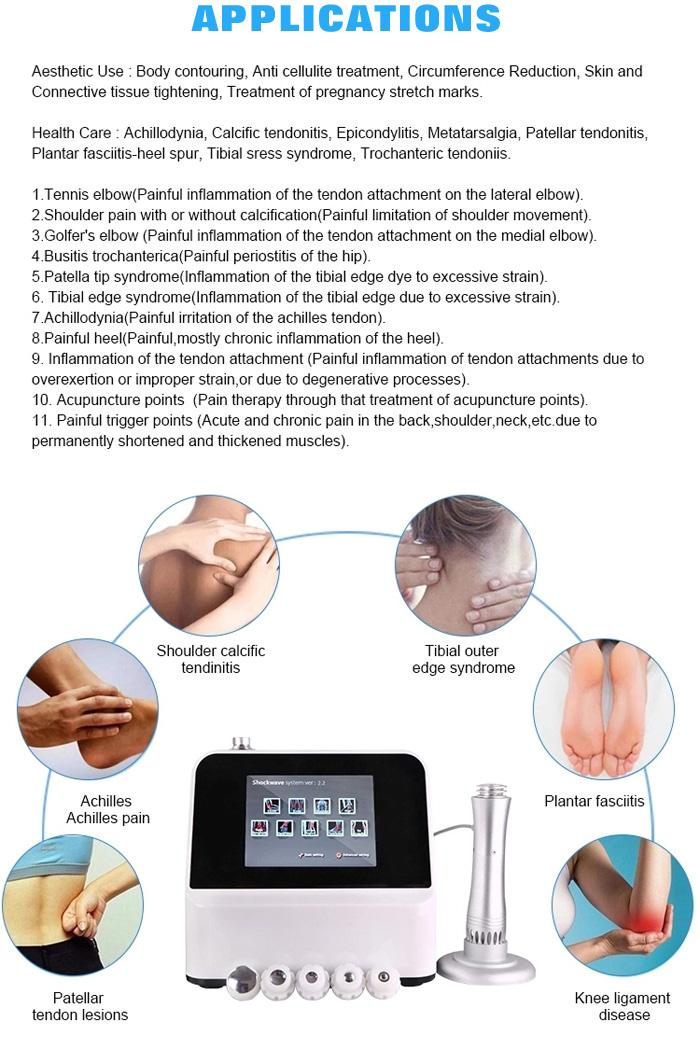 The latest shock wave therapy machine Hot sell!!